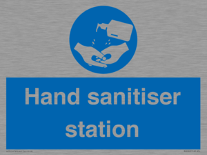 Hand sanitiser station